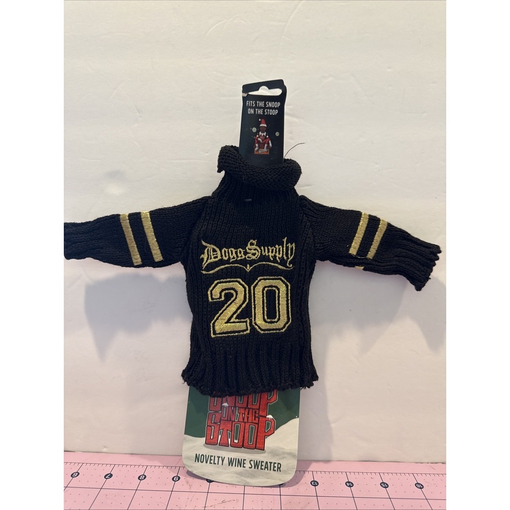 Snoop Dogg Novelty Wine Wrap "Dogg Supply 20" Black/Gold Lot of 4